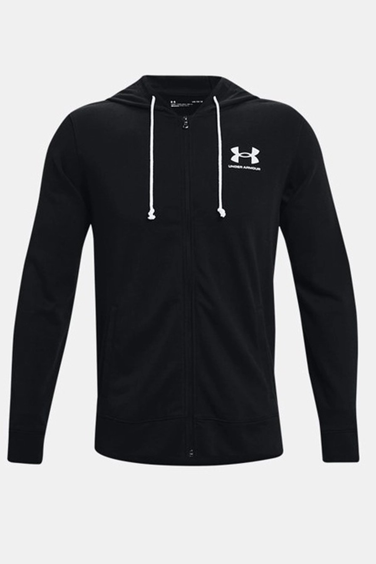 Under Armour Ua Rival Terry Lc Fz Erkek Ceket 1370409-001 Siyah