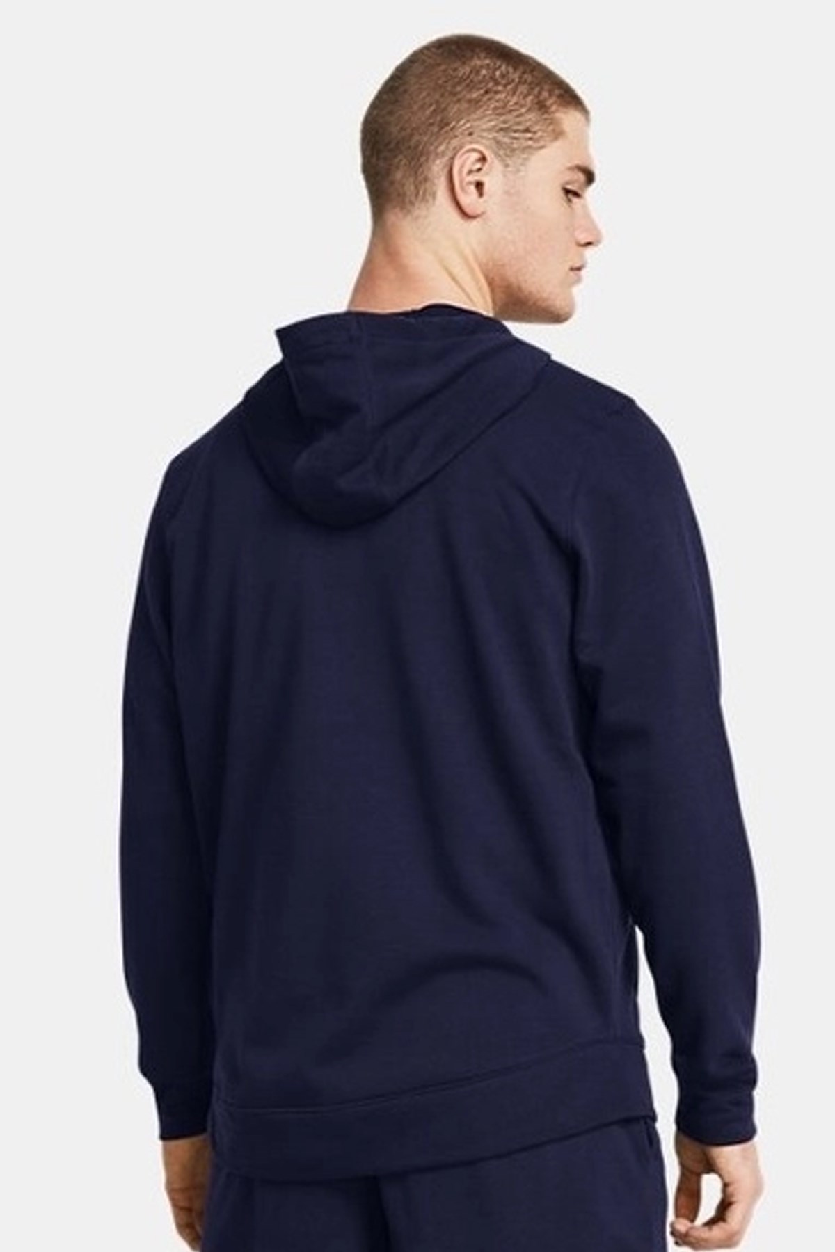 Under Armour UA Rival Terry Lc Fz Erkek Ceket Lacivert