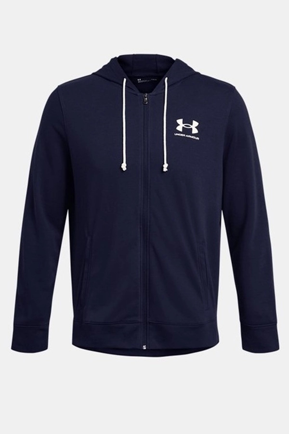 Under Armour UA Rival Terry Lc Fz Erkek Ceket Lacivert