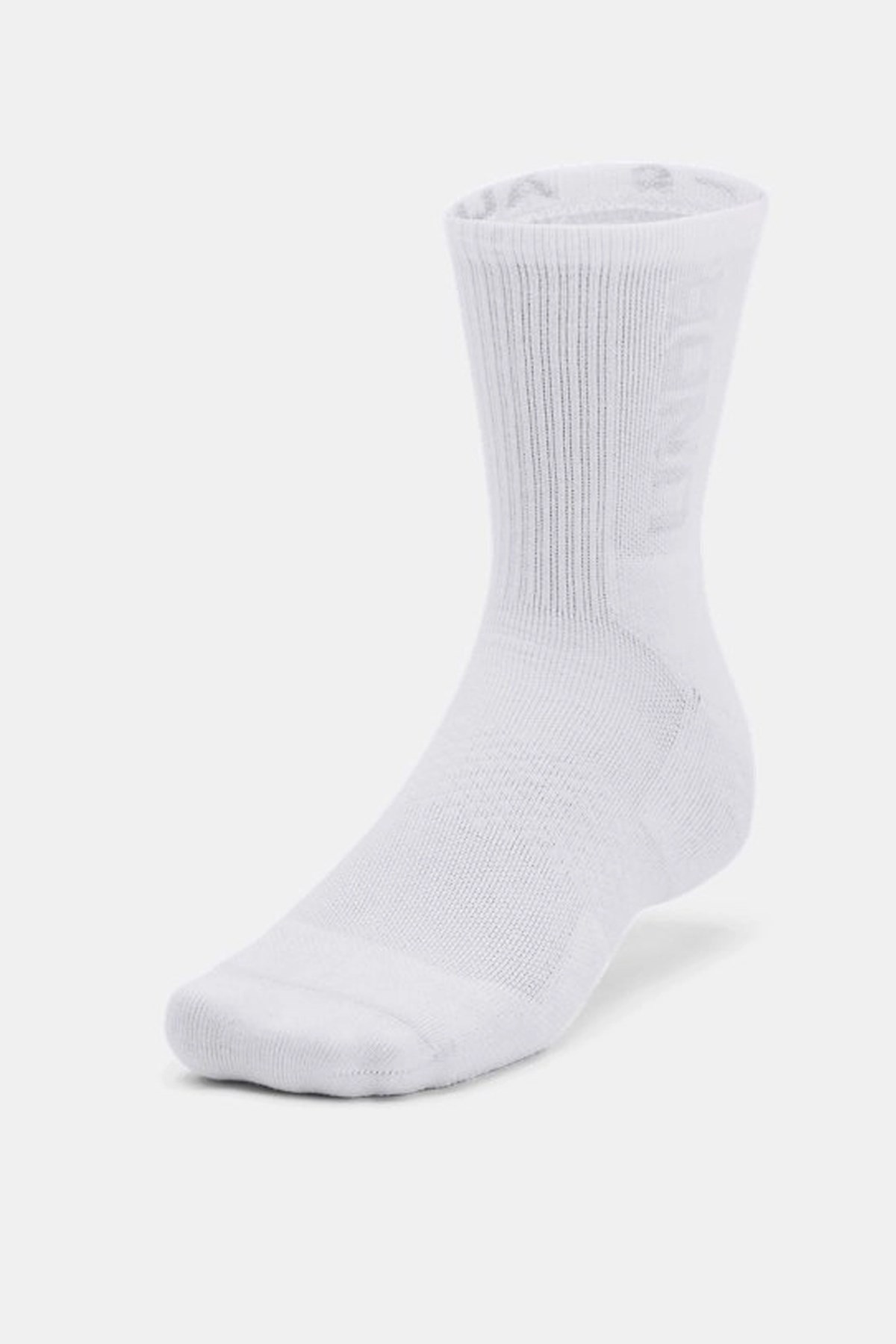 Under Armour UA 3-Maker 3Pk Mid-Crew Unisex Çorap Beyaz