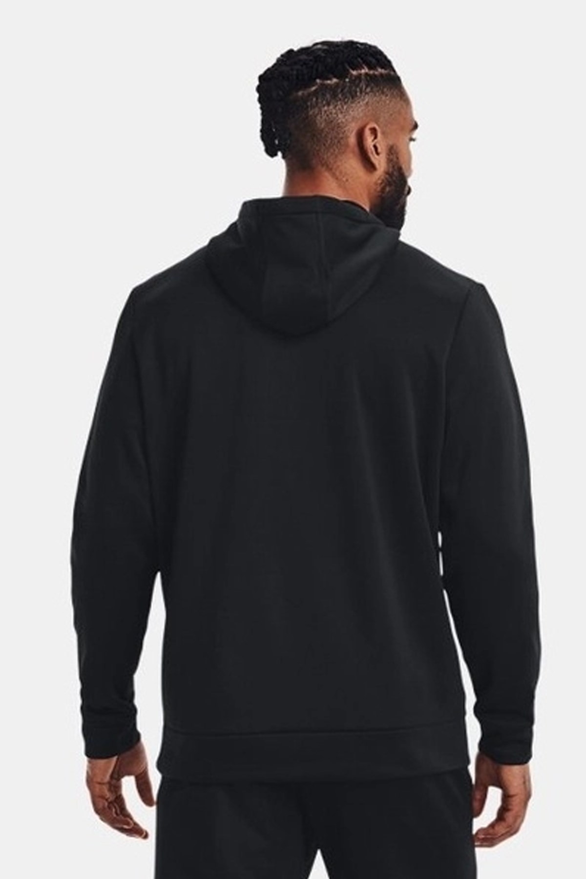 Under Armour UA Armour Fleece Erkek Sweatshirt Siyah