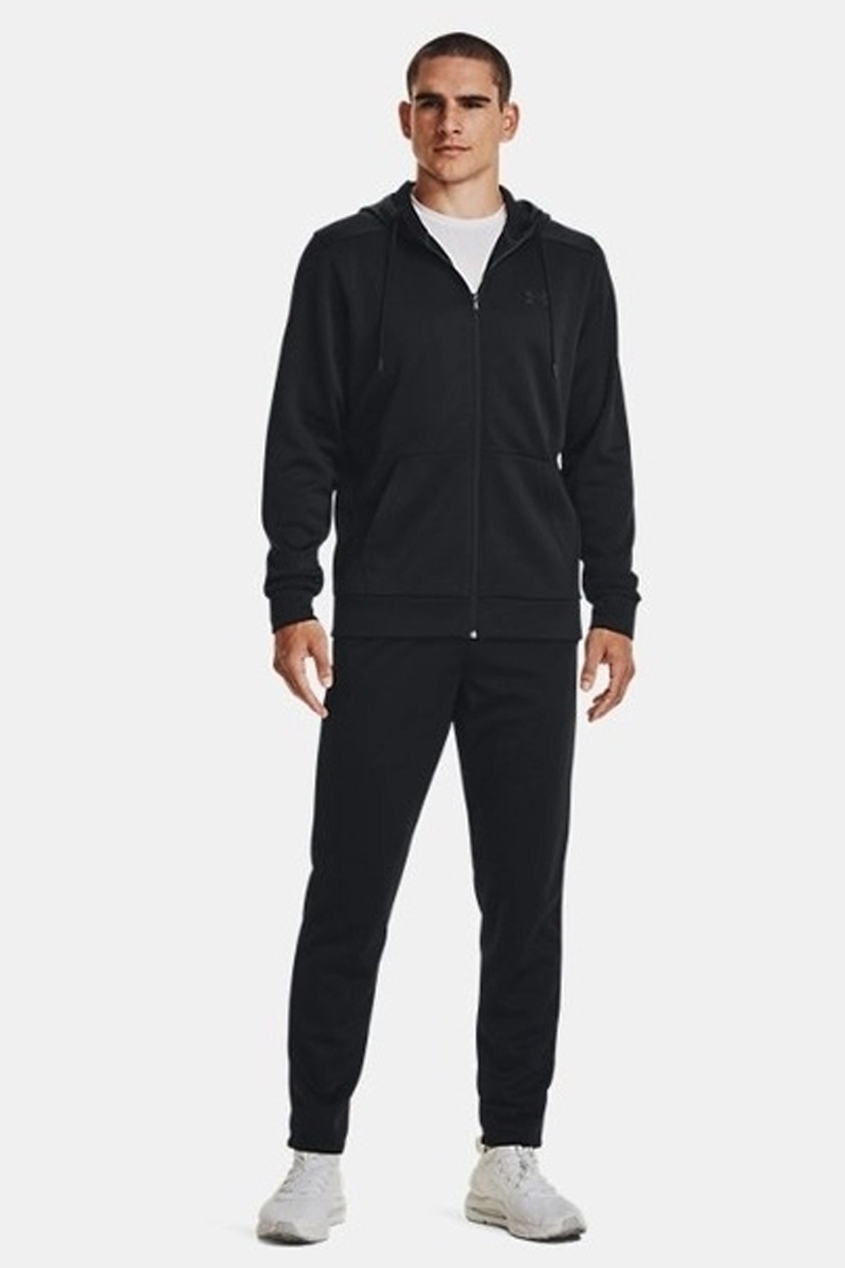 Under Armour UA Armour Fleece Fz Erkek Ceket Siyah