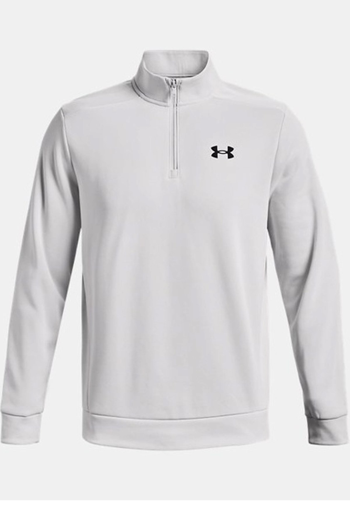 Under Armour UA Armour Fleece 1/4 Zip Erkek Sweatshirt Gri
