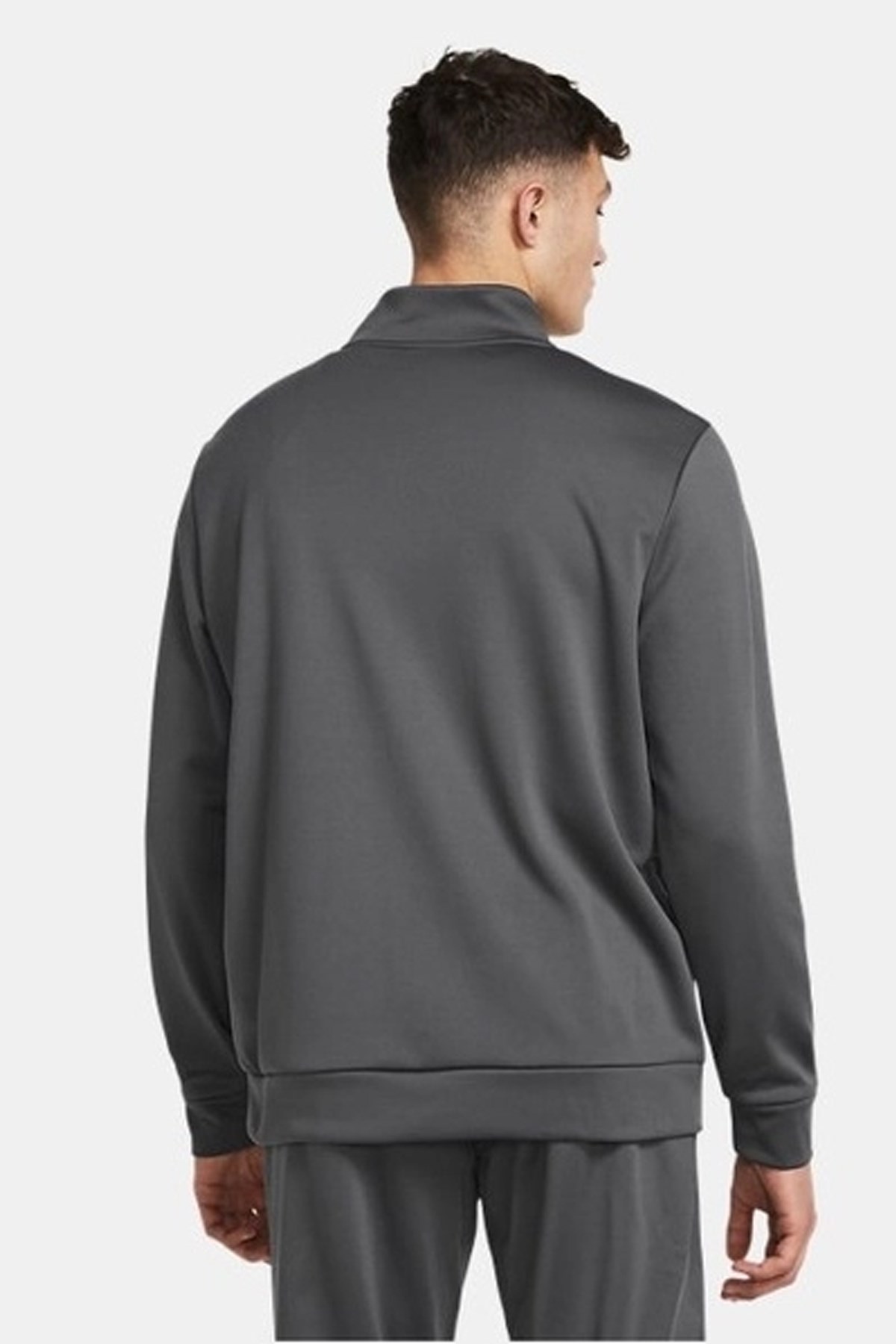 Under Armour UA Armour Fleece 1/4 Zip Erkek Sweatshirt Gri