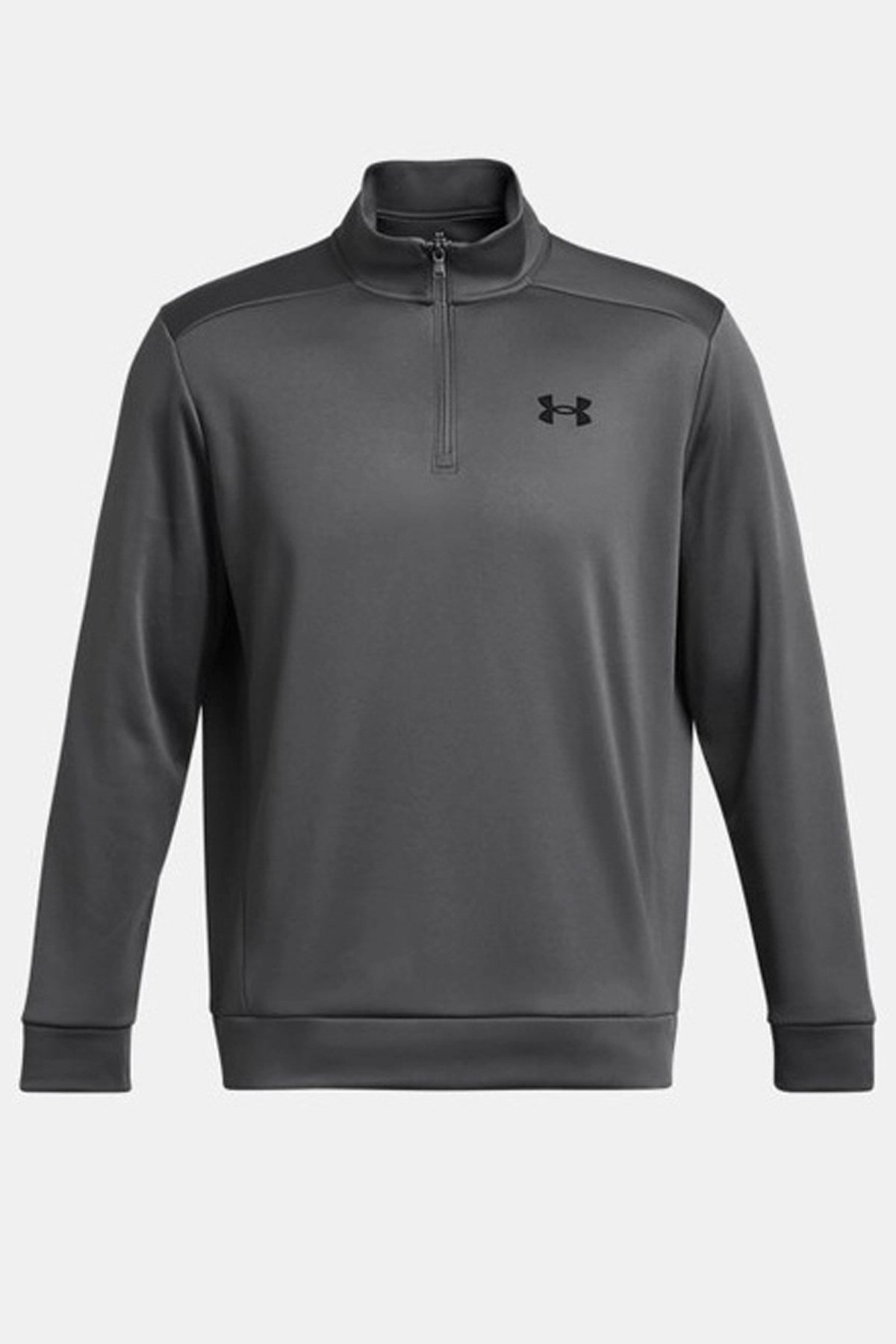 Under Armour UA Armour Fleece 1/4 Zip Erkek Sweatshirt Gri
