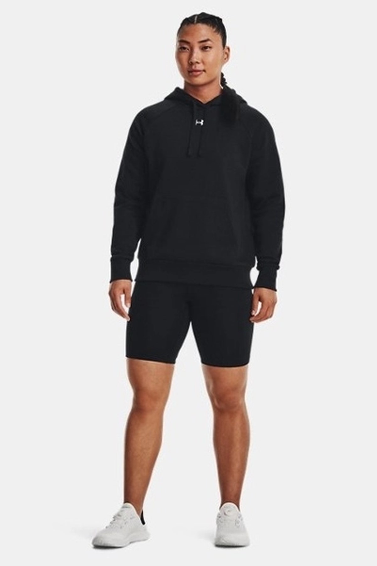 Under Armour UA Rival Fleece Kadın Sweatshirt Siyah