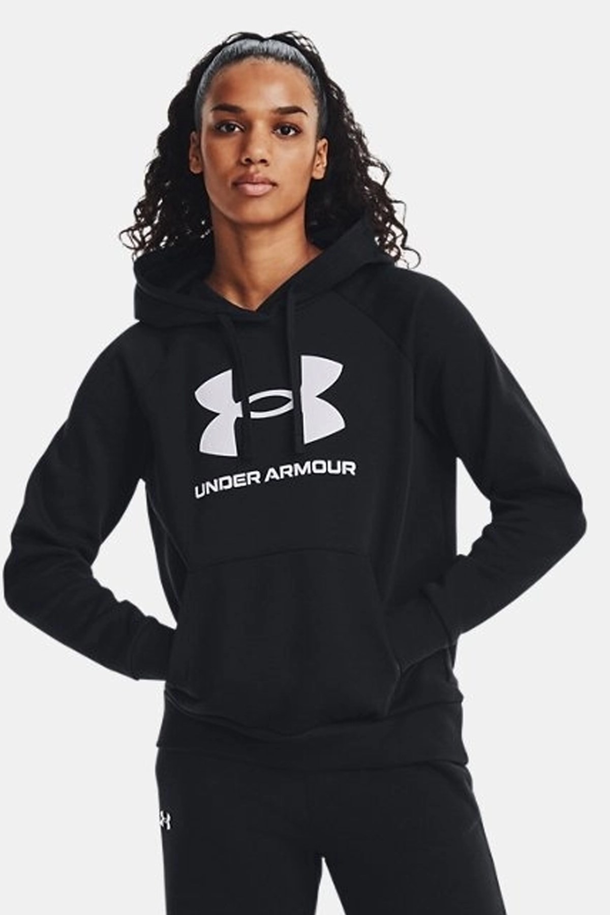 Under Armour UA Rival Fleece Kadın Sweatshirt Siyah