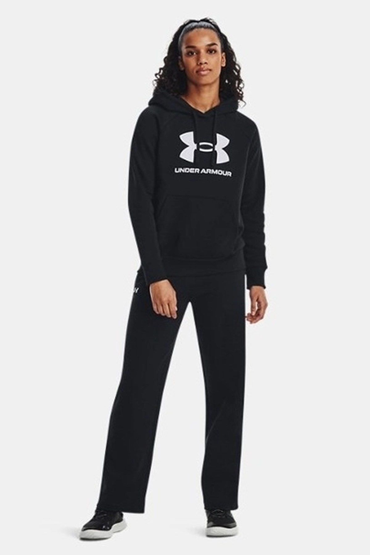 Under Armour UA Rival Fleece Kadın Sweatshirt Siyah