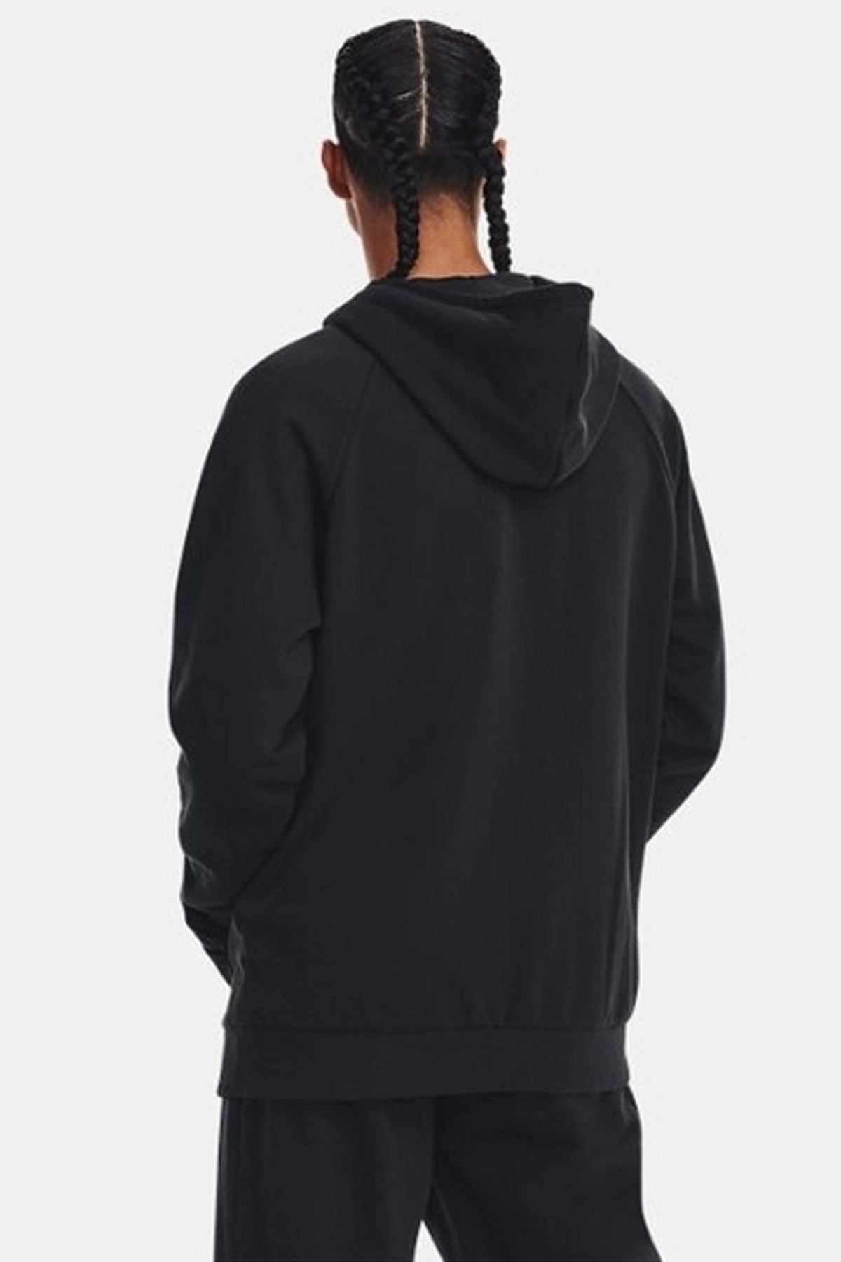 Under Armour UA Rival Fleece Logo Hd Erkek Sweatshirt Siyah