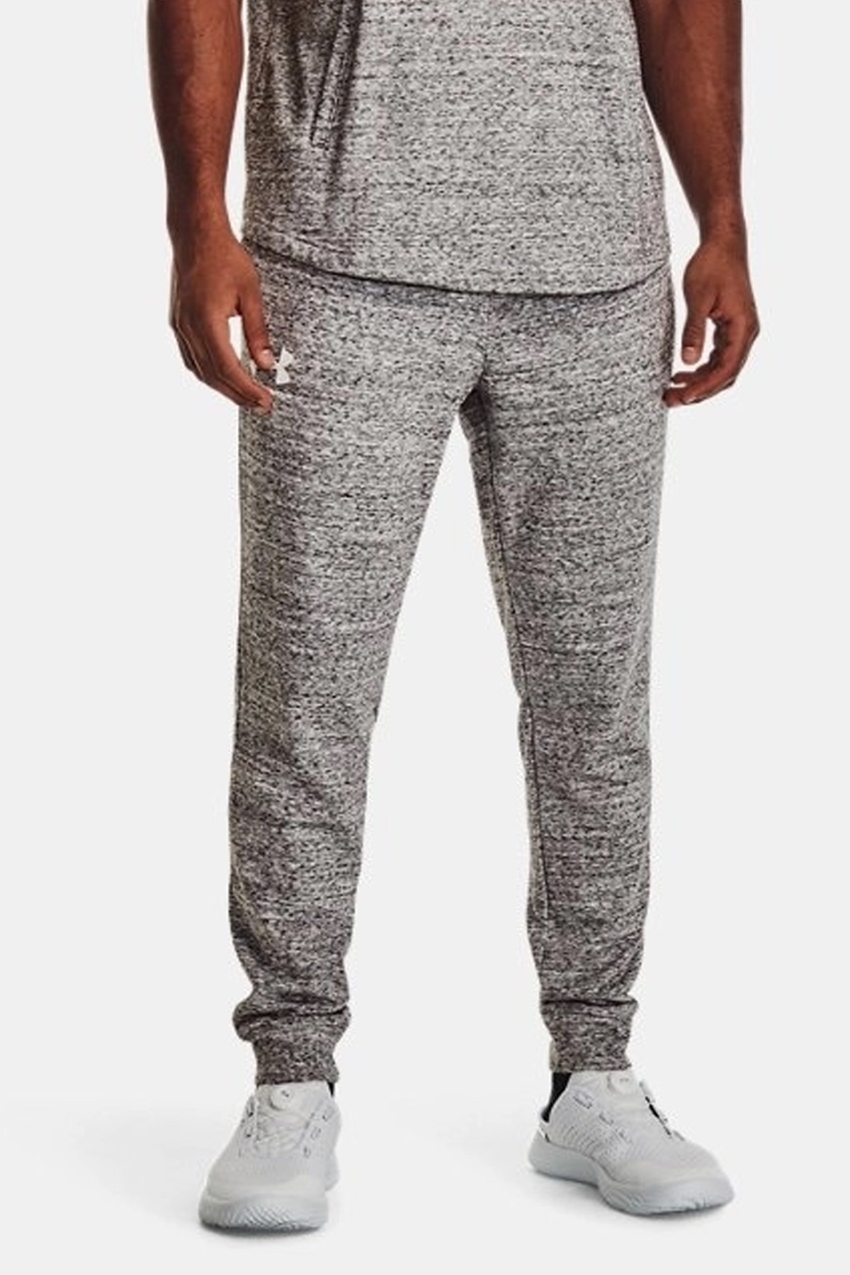 Under Armour Ua Rival Terry Jogger Erkek Eşofman Altı 1380843-112 Beyaz