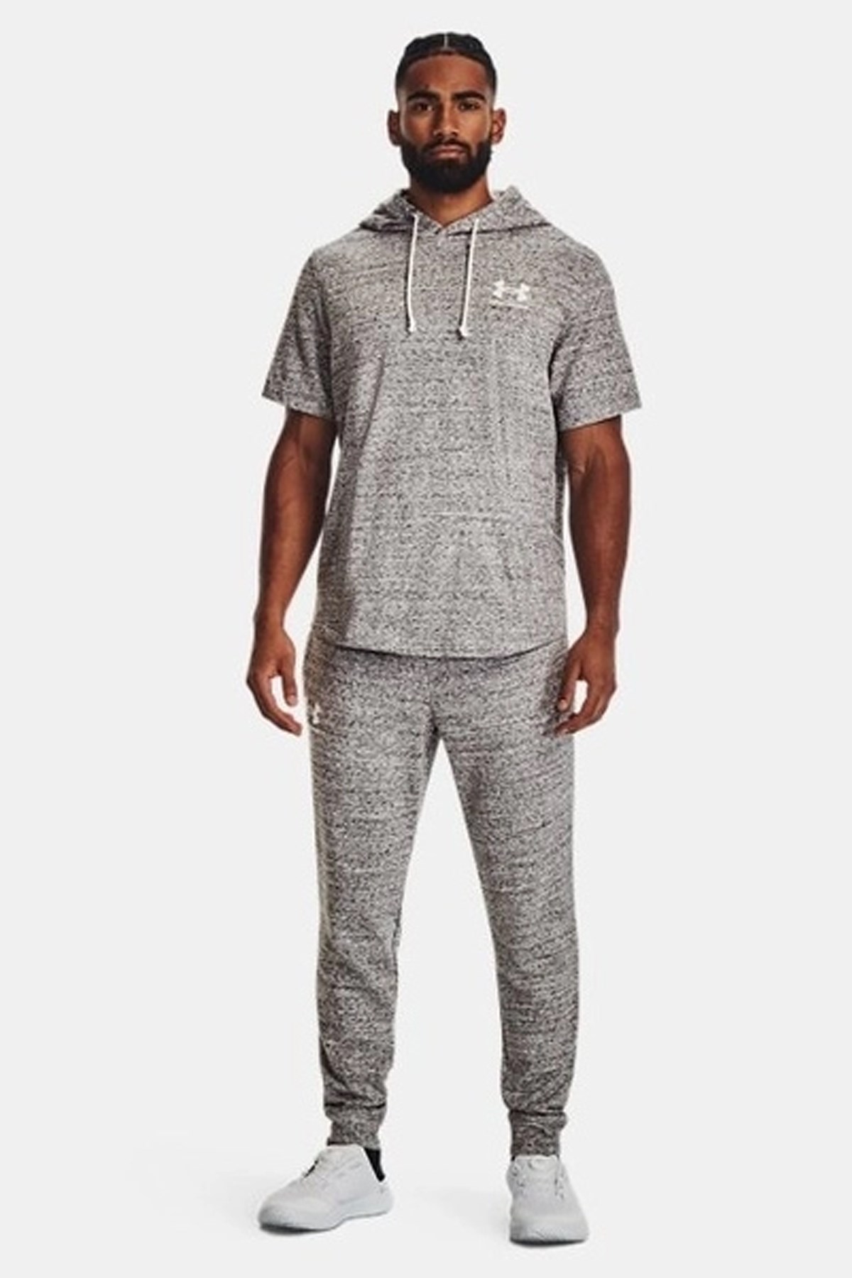 Under Armour Ua Rival Terry Jogger Erkek Eşofman Altı 1380843-112 Beyaz