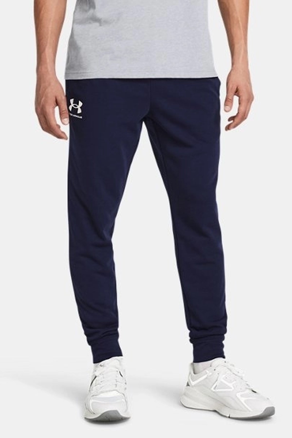Under Armour Ua Rival Terry Jogger Erkek Eşofman Altı 1380843-410 Lacivert