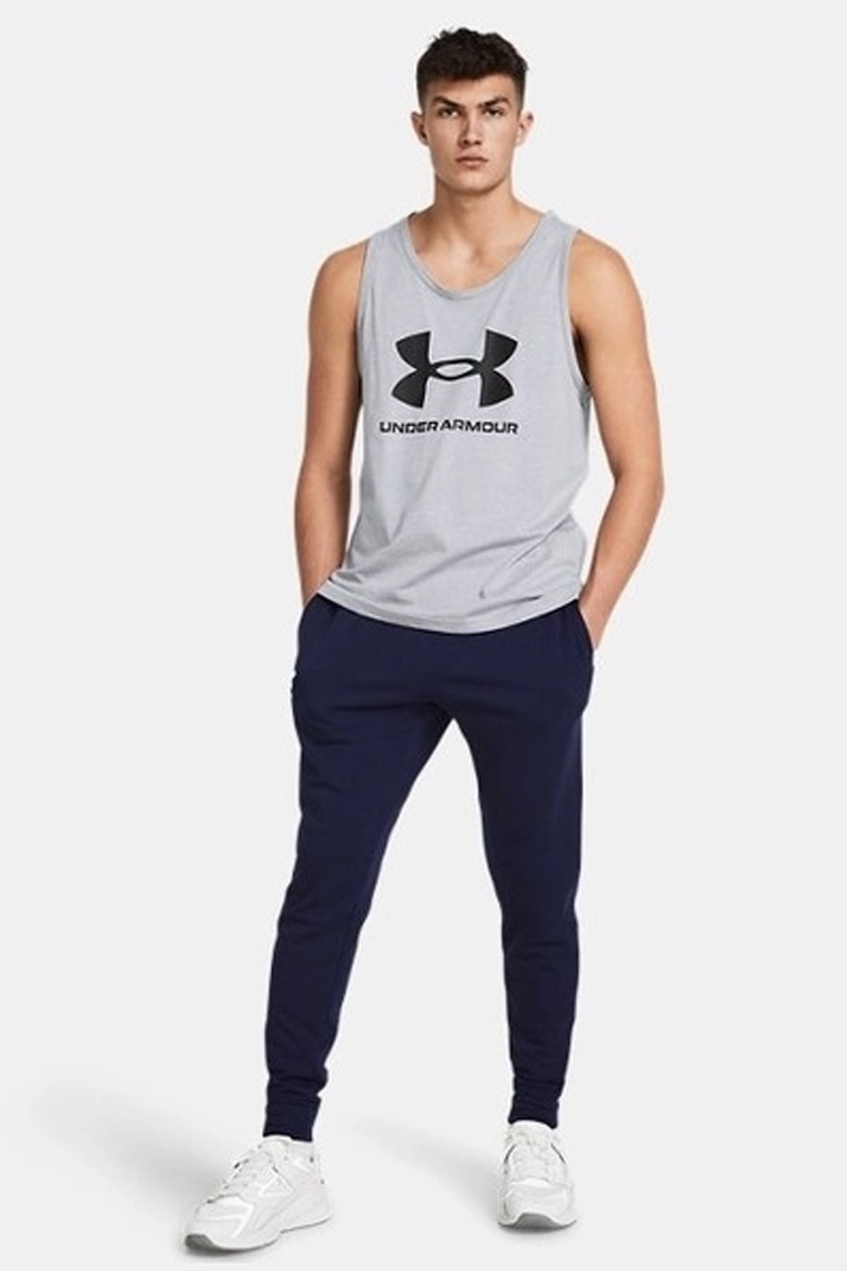 Under Armour Ua Rival Terry Jogger Erkek Eşofman Altı 1380843-410 Lacivert