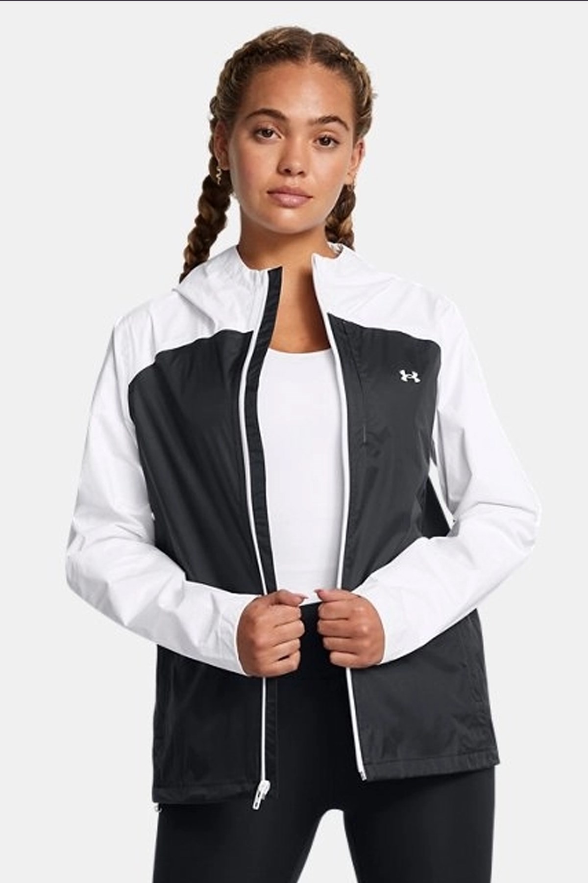 Under Armour Cloudstrike Kadın Yağmurluk Siyah