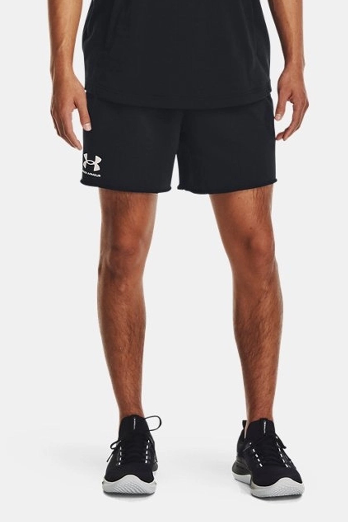 Under Armour Ua Rival Terry 6İn Erkek Şort 1382427-001 Siyah