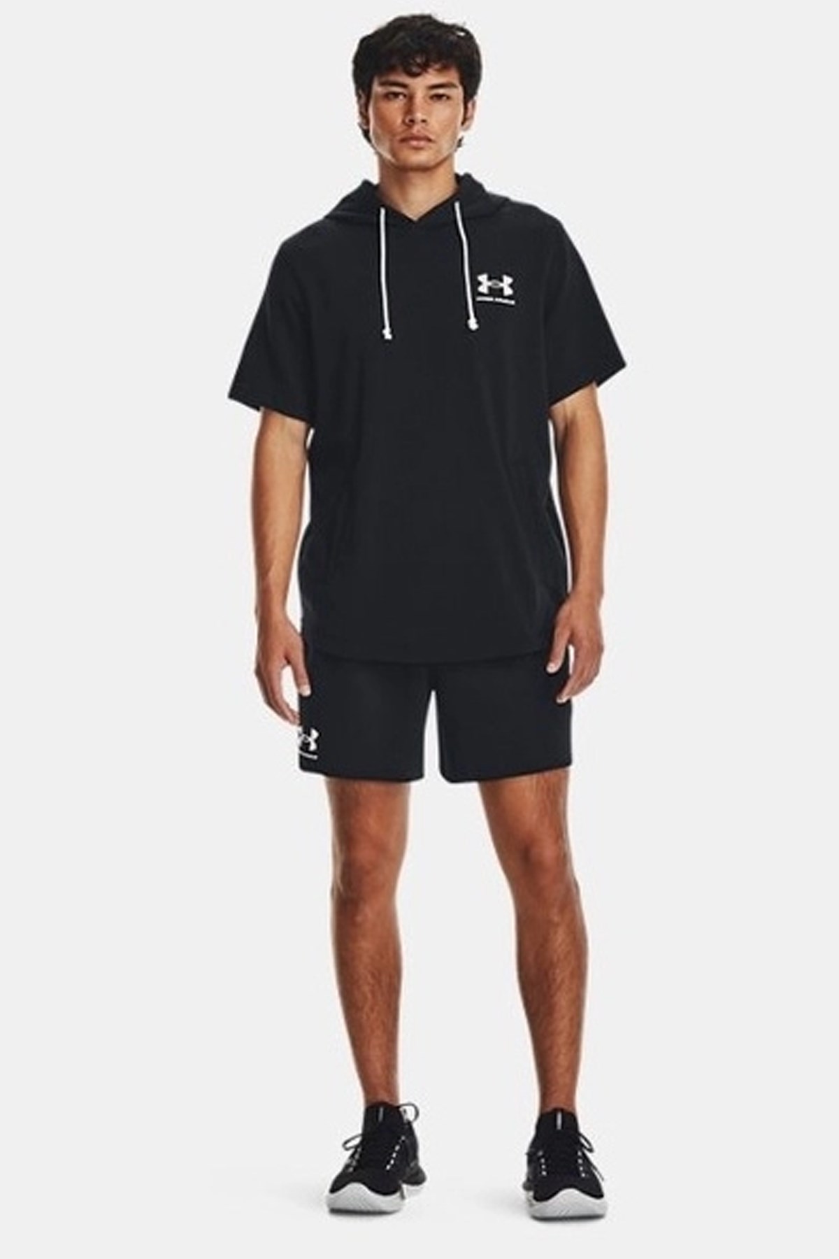 Under Armour Ua Rival Terry 6İn Erkek Şort 1382427-001 Siyah