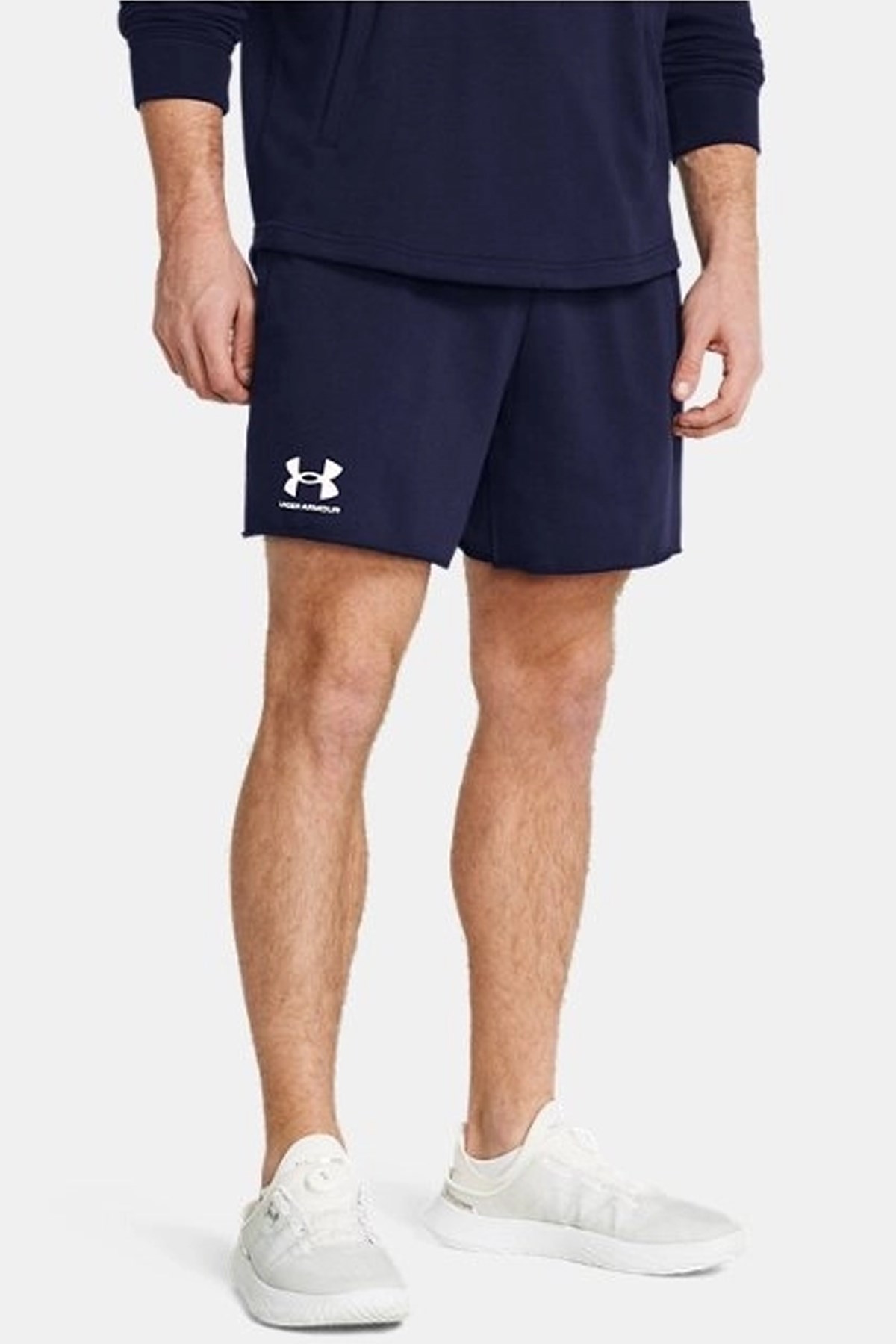 Under Armour Ua Rival Terry 6İn Erkek Şort 1382427-410 Lacivert