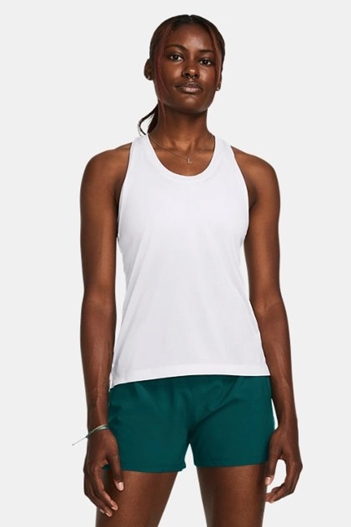 Under Armour Ua Launch Singlet Kadın Atlet 1382436-100 Beyaz