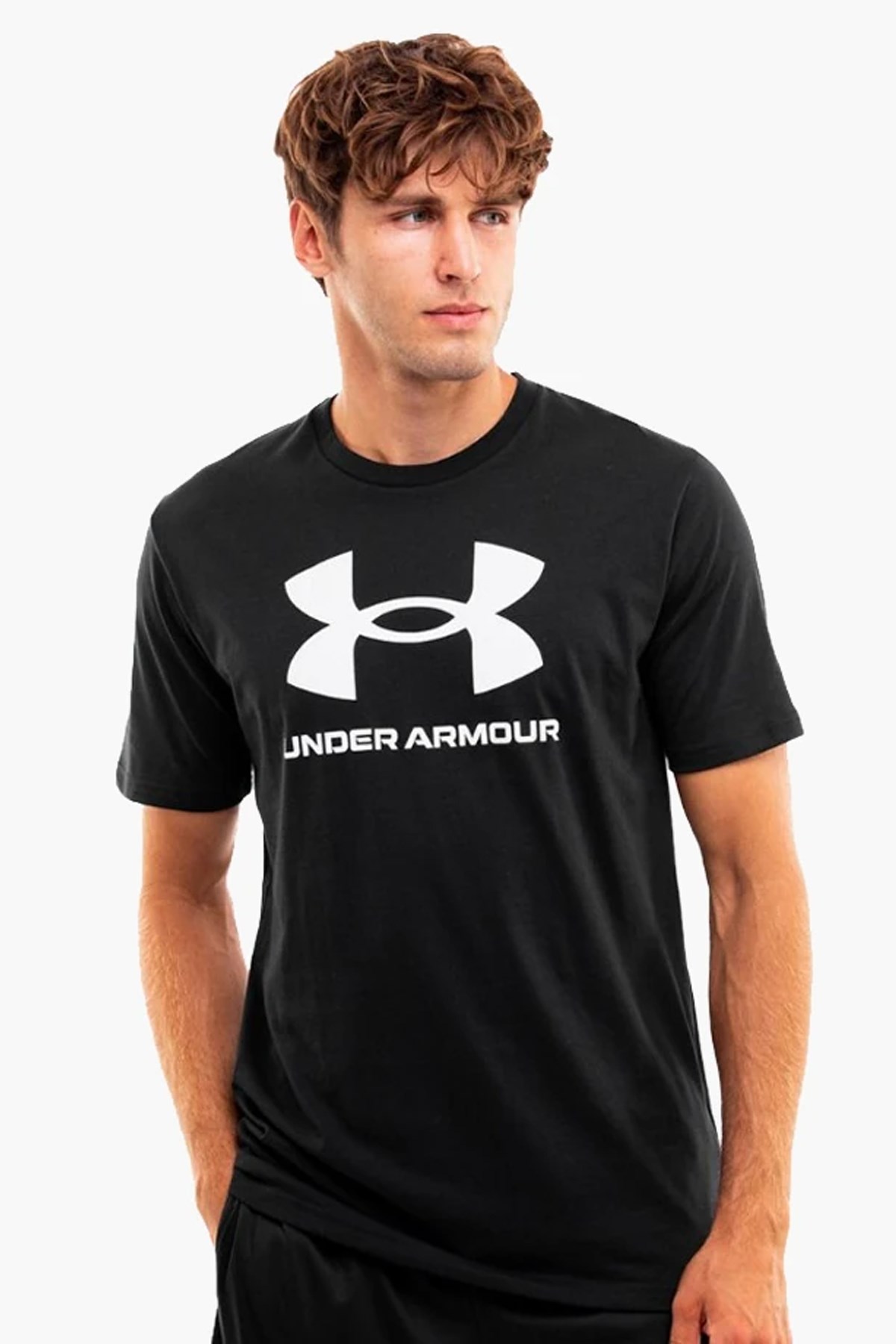 Under Armour Ua Sportstyle Logo Update Erkek Tişört 1382911-001 Siyah