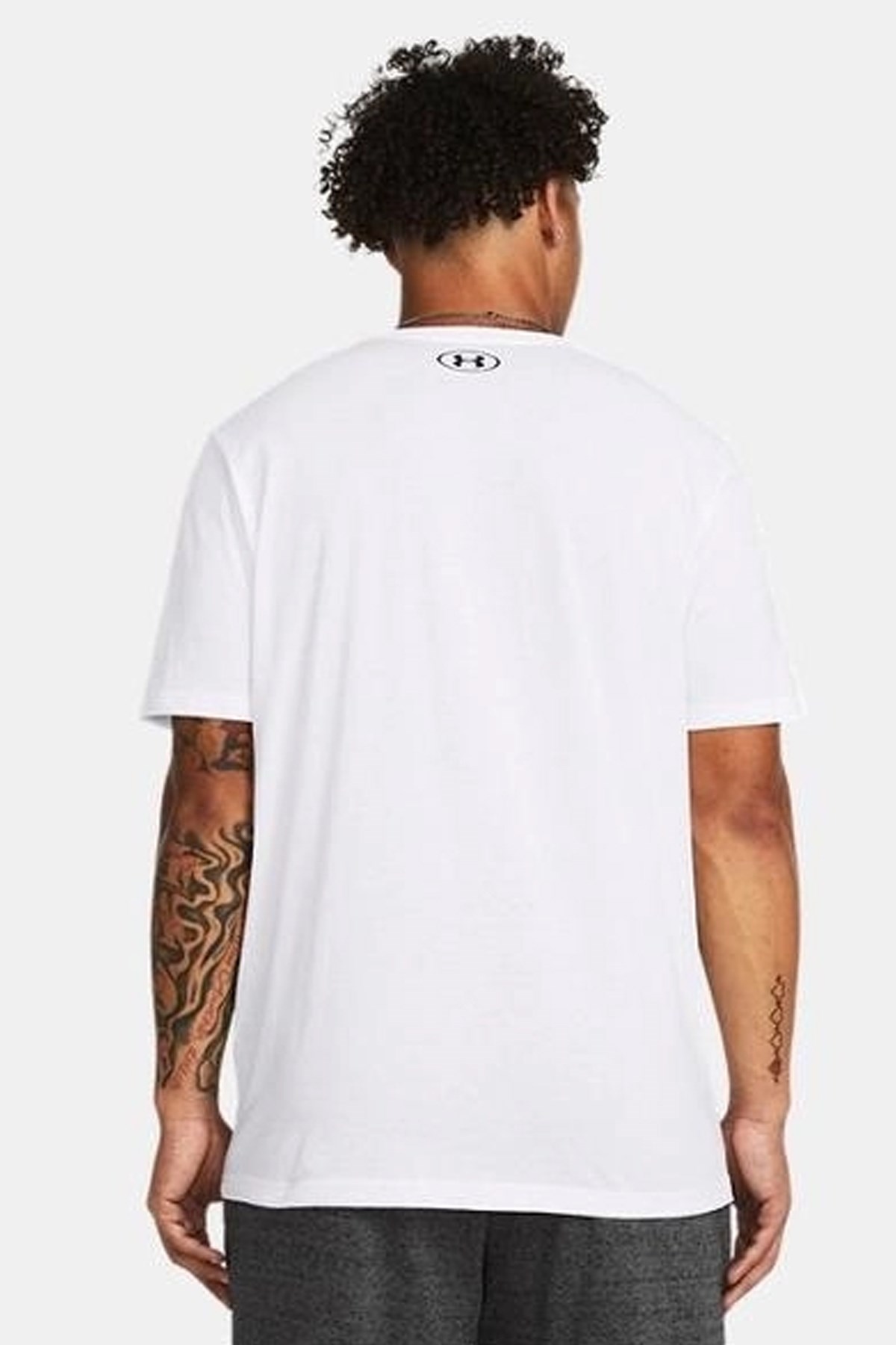 Under Armour Ua Sportstyle Logo Update Erkek Tişört 1382911-100 Beyaz