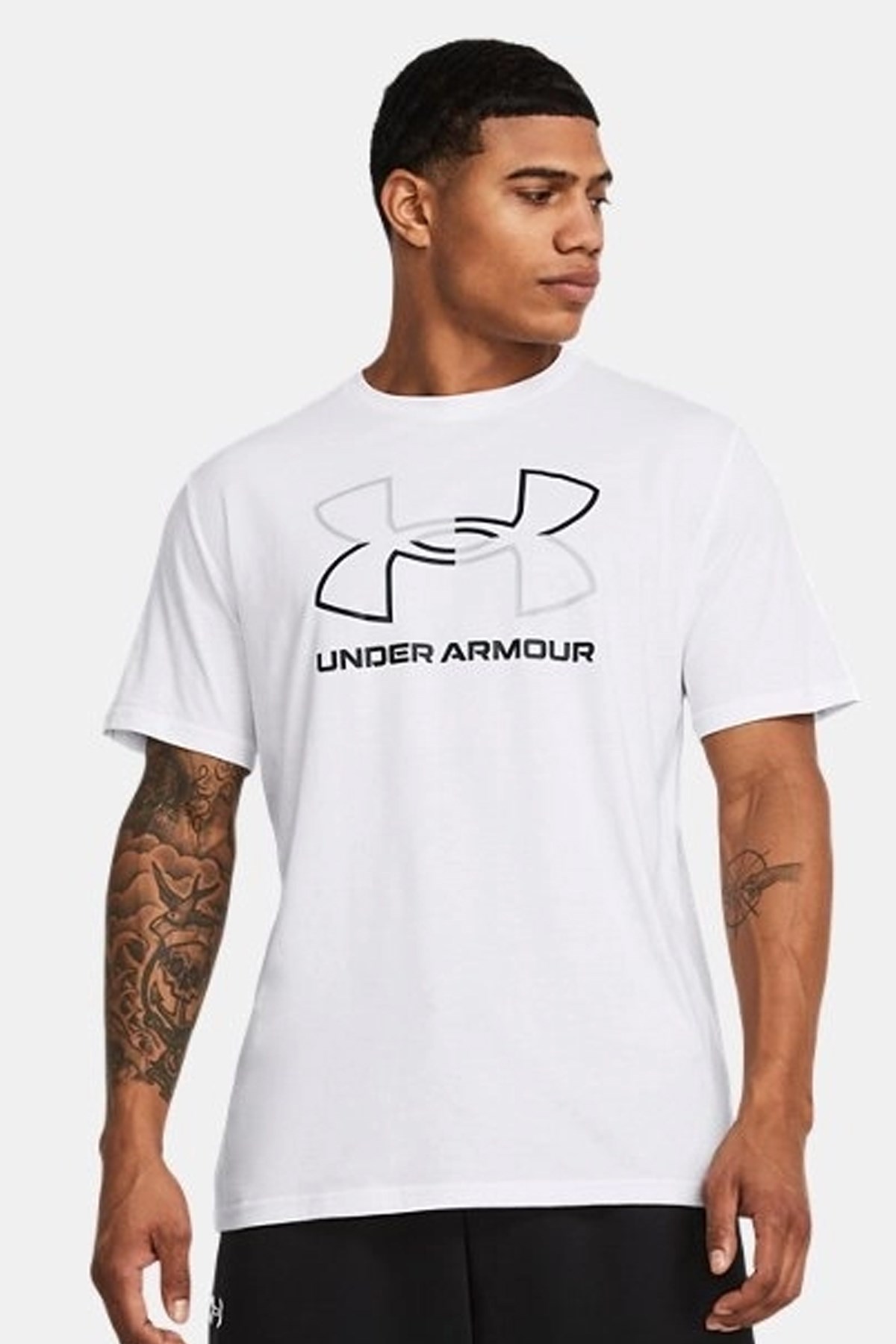 Under Armour UA Gl Foundation Erkek Tişört Beyaz