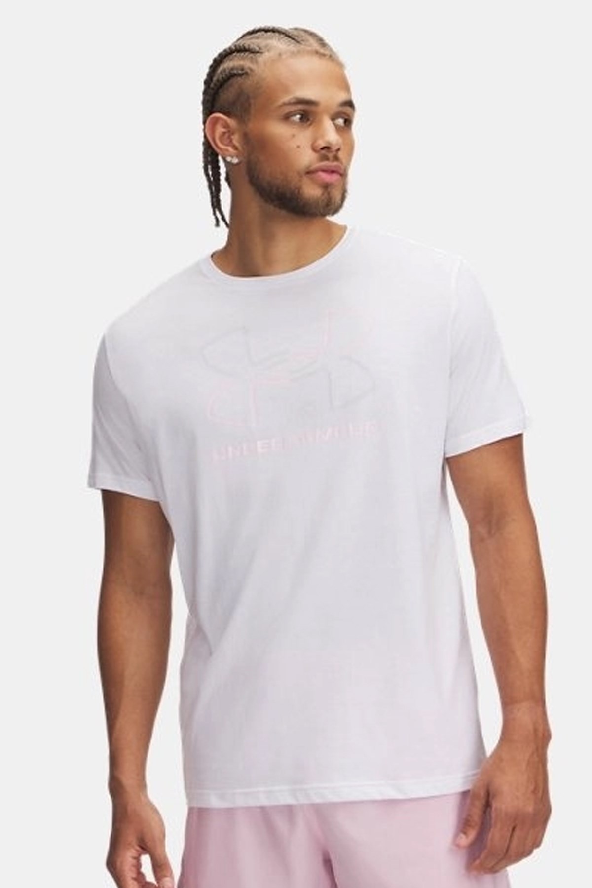 Under Armour Ua Gl Foundatıon Update Erkek Tişört 1382915-102 Beyaz