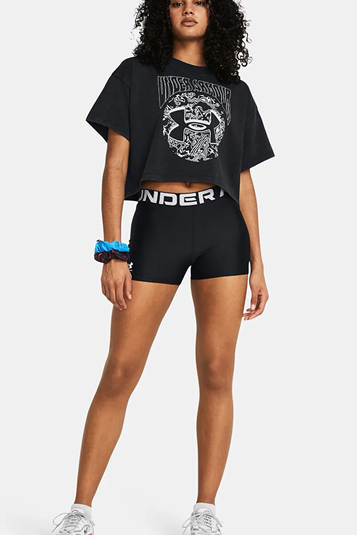 Under Armour Ua Hg Shorty Kadın Tayt 1383629-001 Siyah