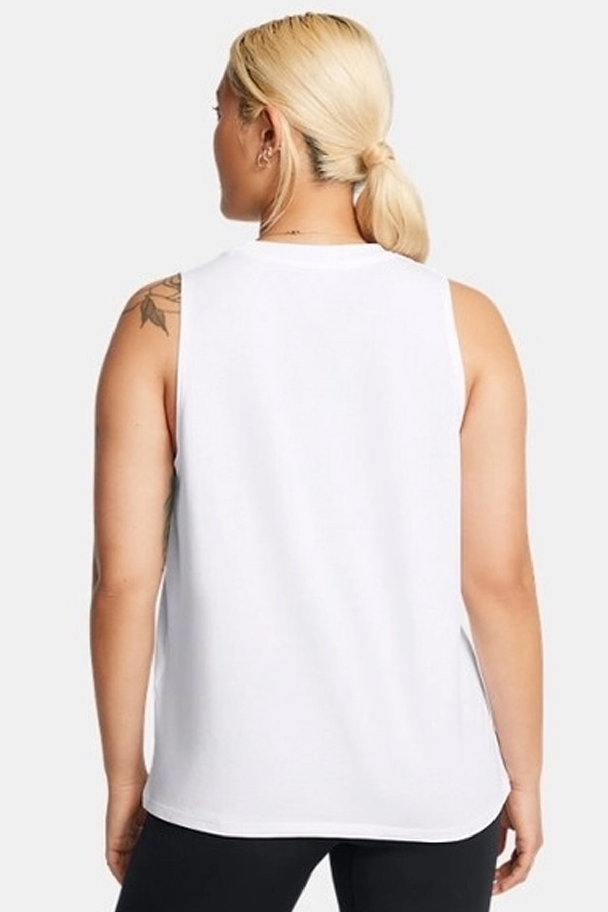 Under Armour Rival Kadın Atlet 1383659-100 Beyaz
