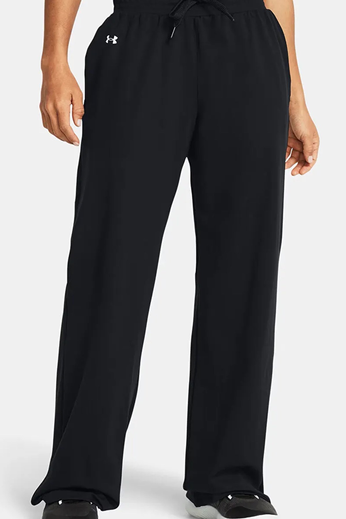 Under Armour Motion Open Hem Kadın Eşofman Altı 1383721-001 Siyah