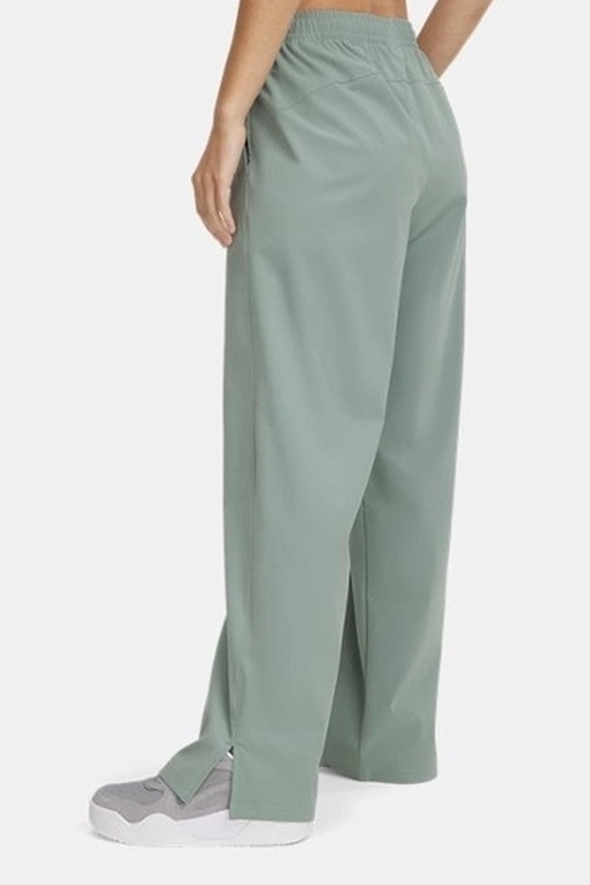 Under Armour Ua Rival Wide Leg  Kadın Eşofman Altı 1386453-348 Yeşil