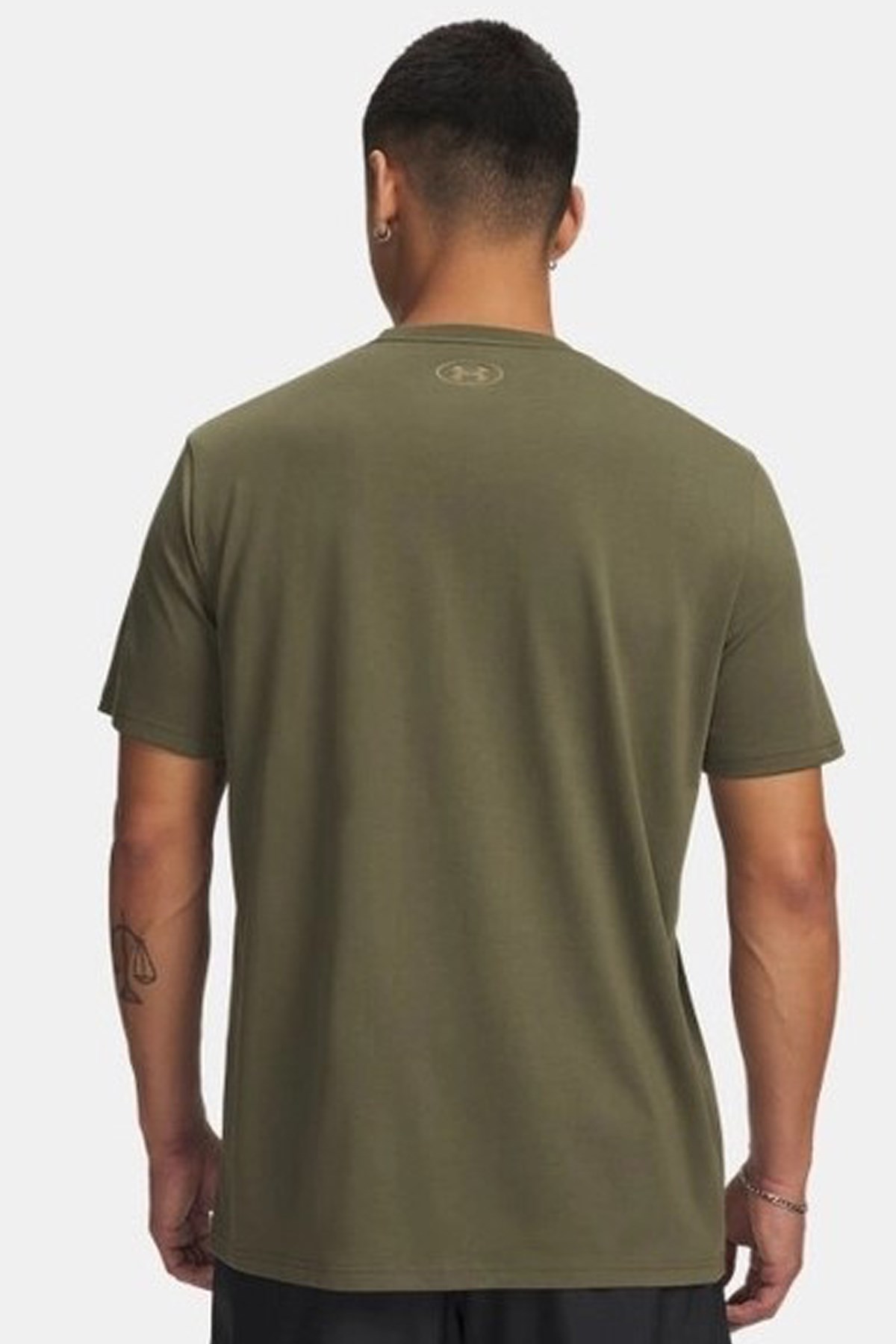 Under Armour Boxed Sports Erkek Tişört 1386793-390 Haki