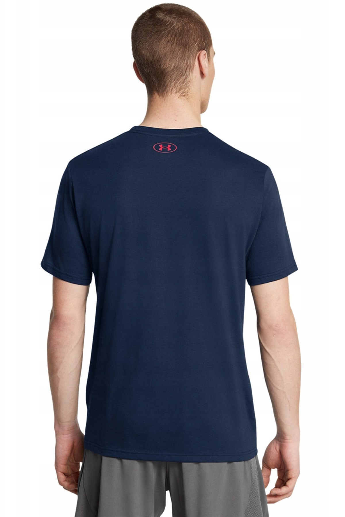 Under Armour Ua M Boxed Sports Updated Erkek Tişört 1386793-408 Lacivert