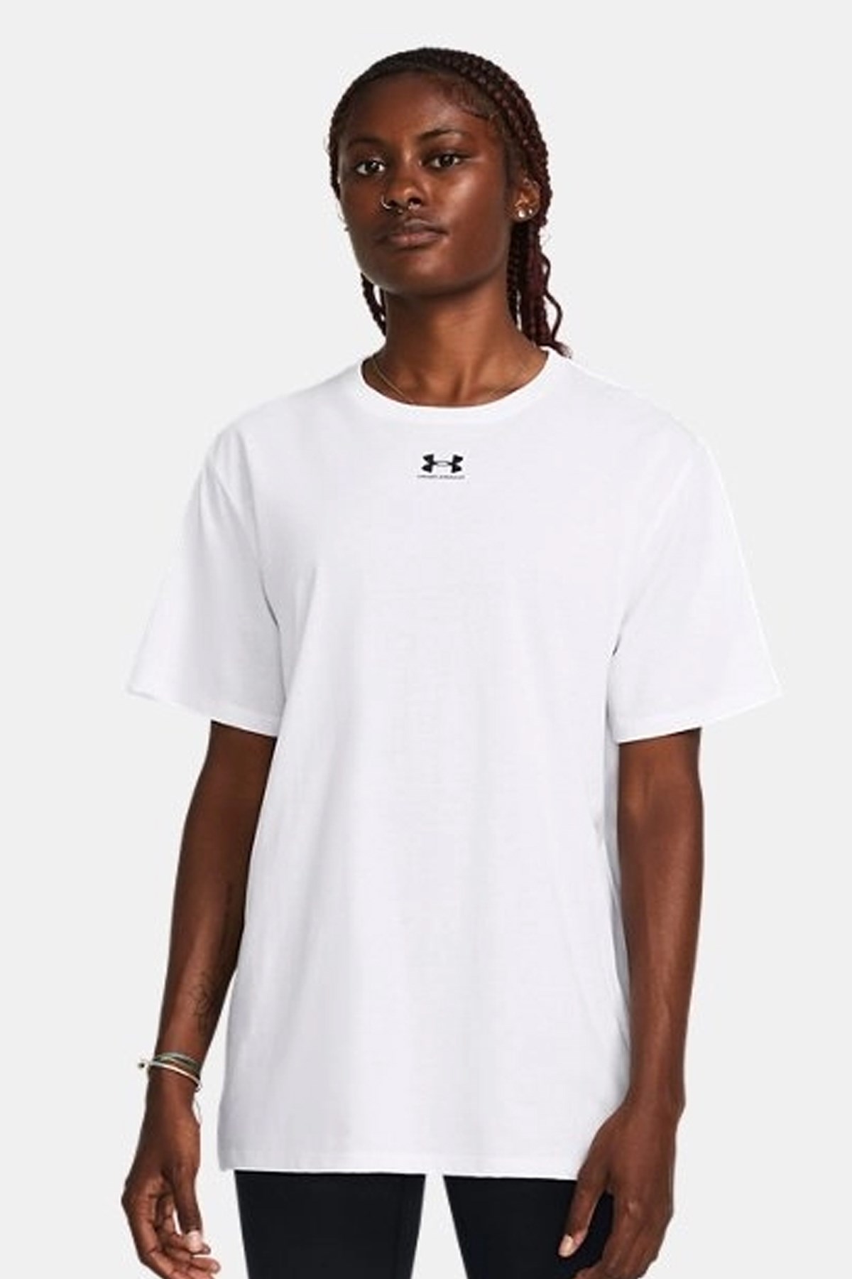 Under Armour Campus Oversize Kadın Tişört 1387193-100 | Sporset