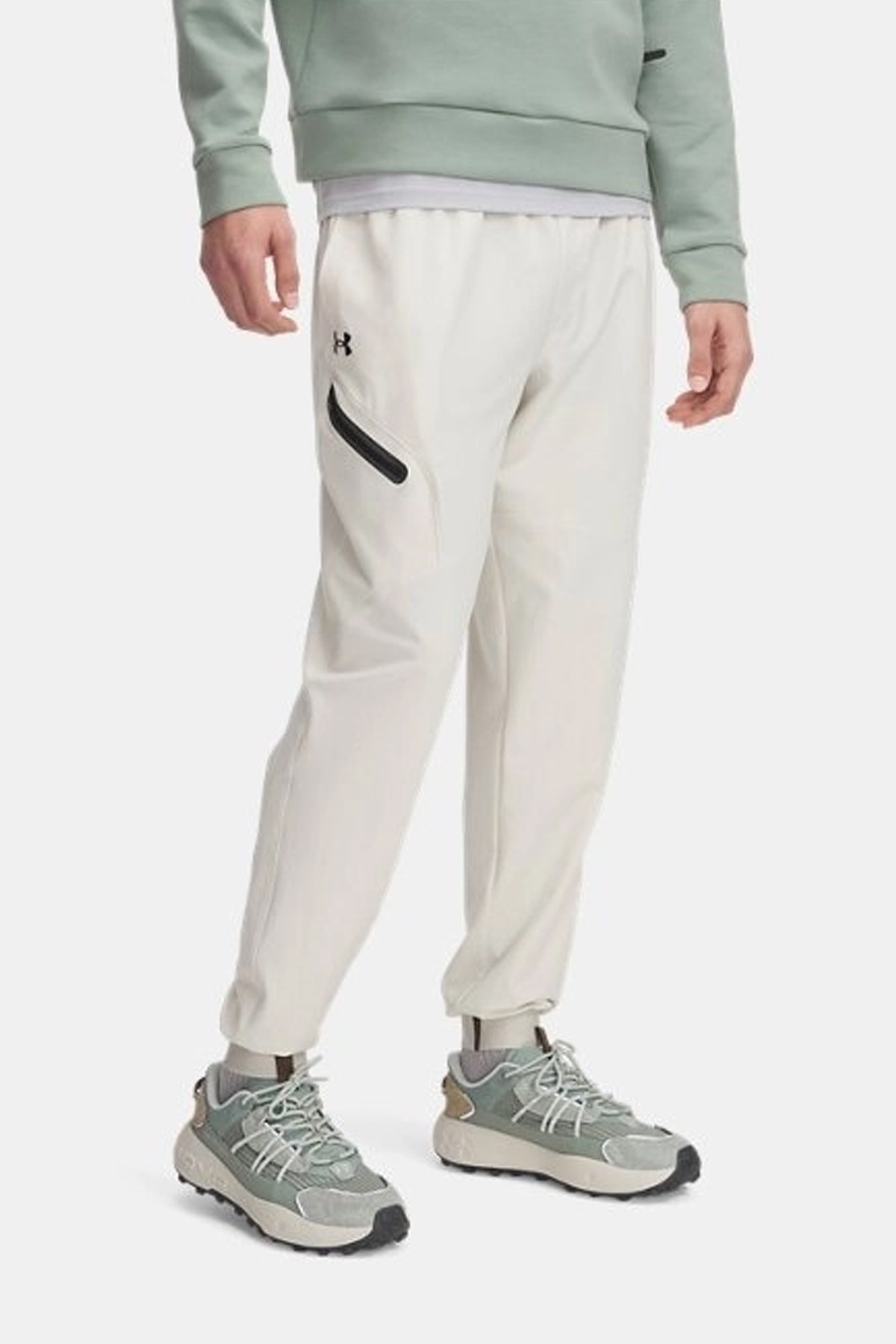 Under Armour UA Unstoppable Woven Erkek Eşofman Altı Beyaz