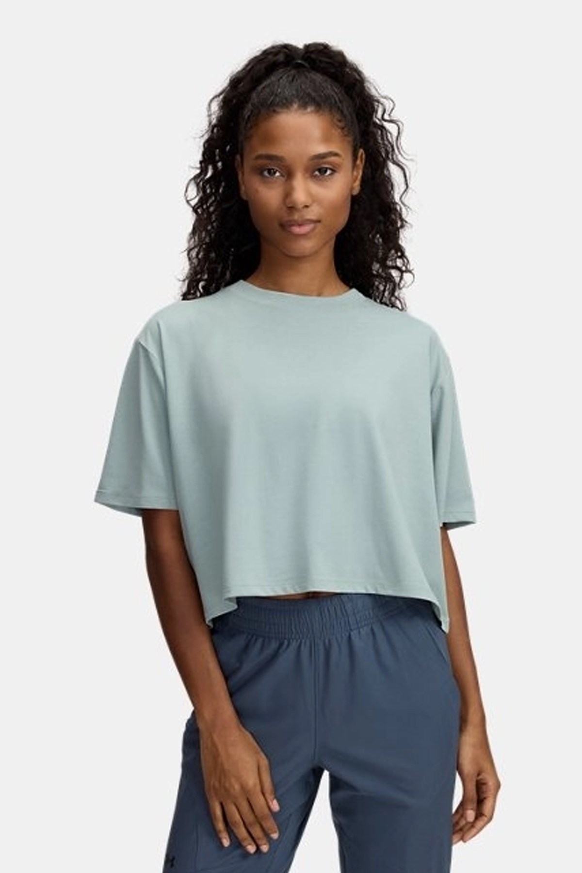 Under Armour Ua Rival Ss Kadın Tişört 1389721-348 Yeşil
