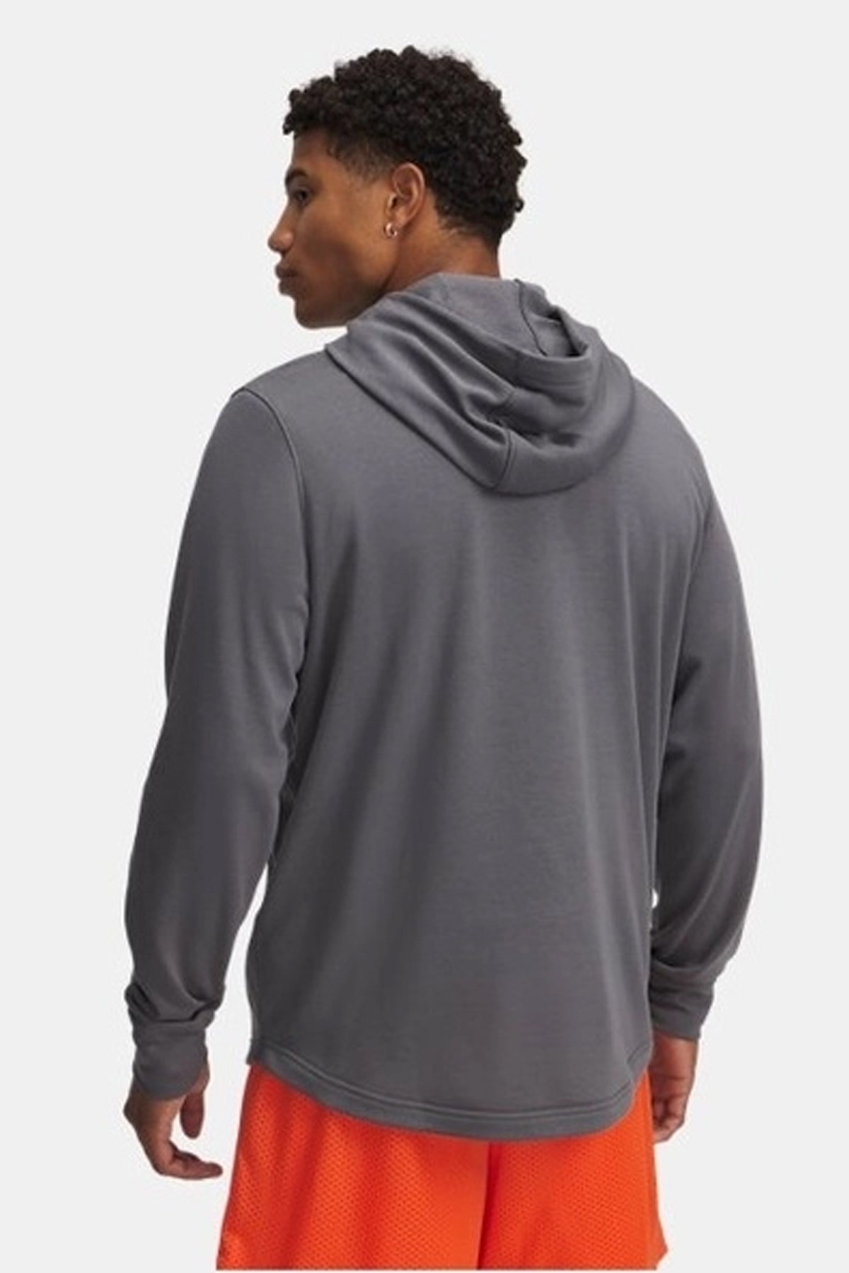 Under Armour Ua Rival Terry Logo Erkek Sweatshirt 1390141-025 Gri