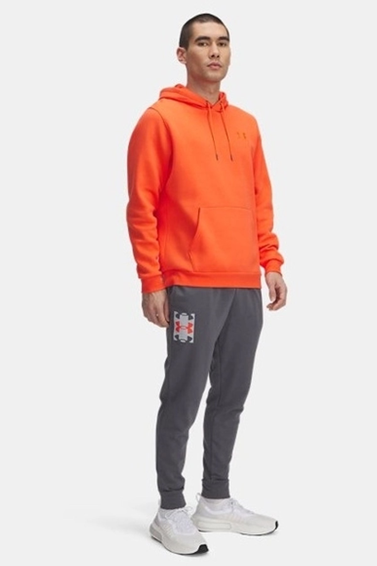 Under Armour Ua Rival Terry Logo Joggerq2 Erkek Eşofman Altı 1390144-025 Gri