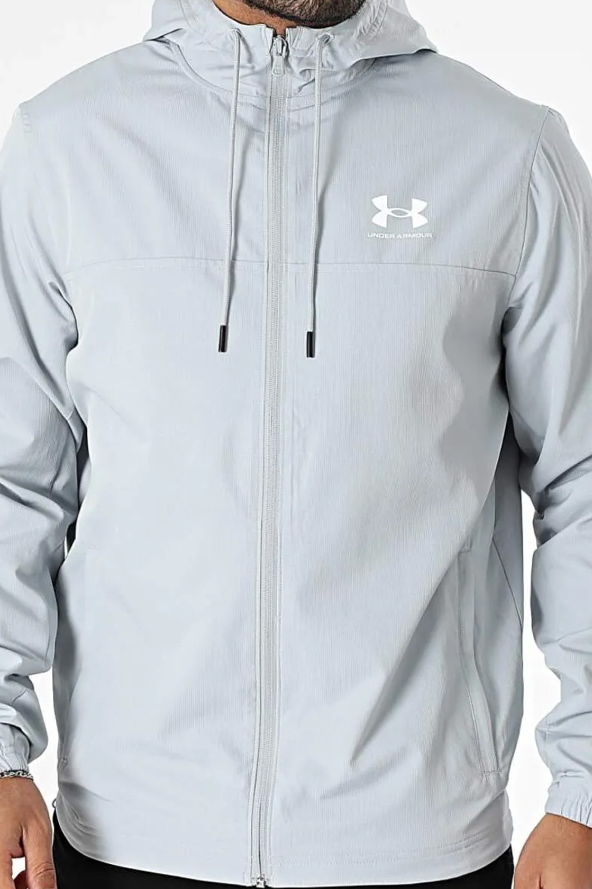 Under Armour Ua Rival Wvn Erkek Yağmurluk Ve Rüzgarlık 1390149-011 Gri