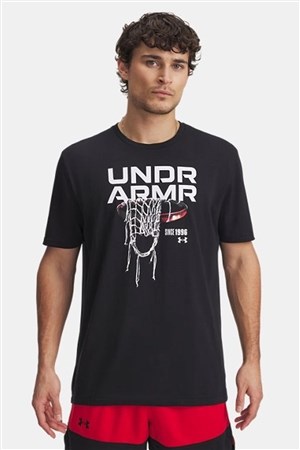 Under Armour Ua M 60/40S Hoops Net Erkek Tişört 1390188-001