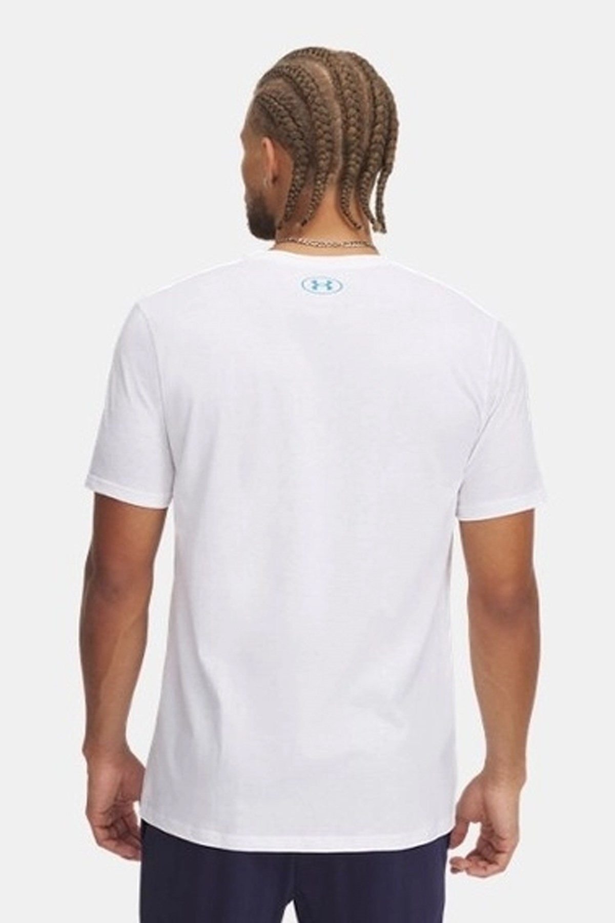Under Armour Ua M Lc Fly In Logo Erkek Tişört 1390206-100 Beyaz