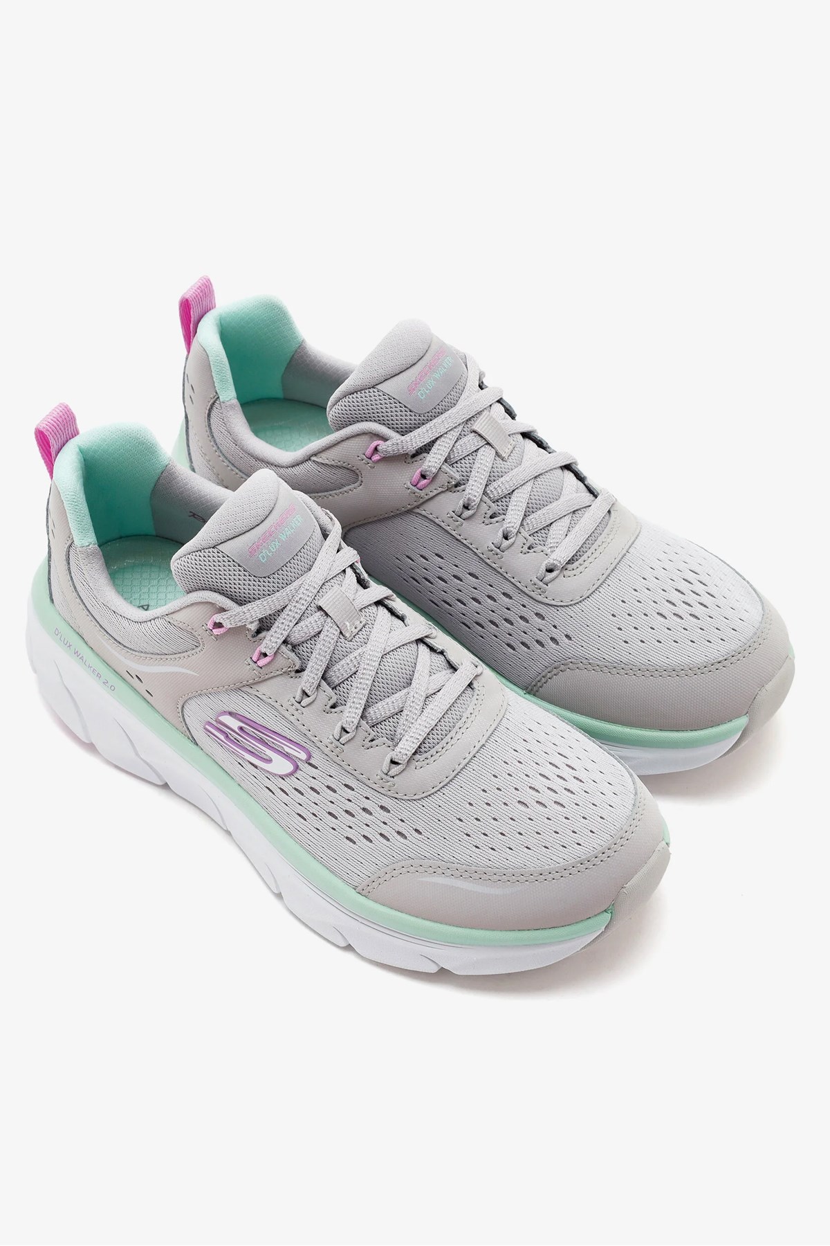 Skechers D'Lux Walker 2.0 Kadın Spor Ayakkabı 150093 GYMT Gri