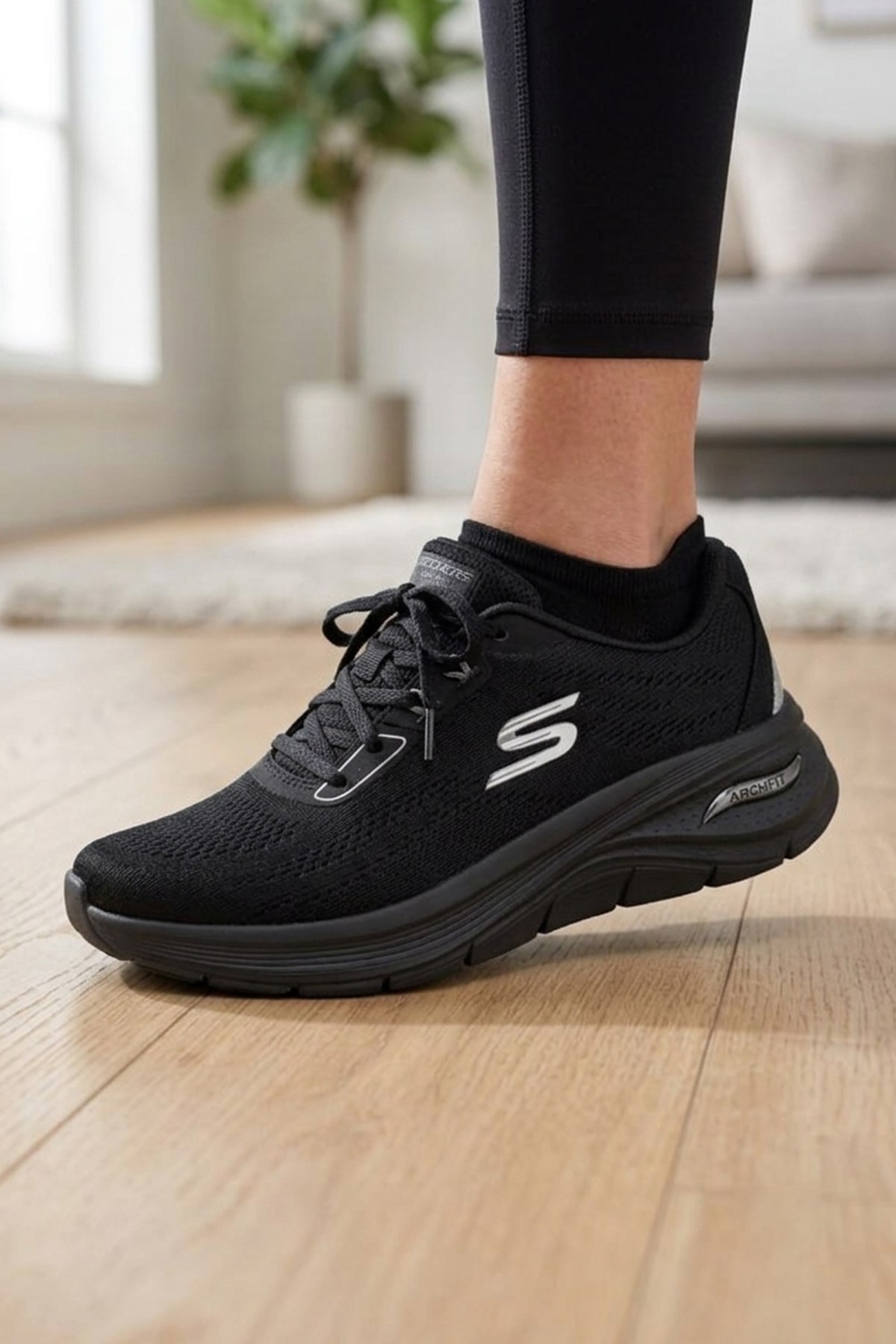 Skechers Arch Fit 3.0 Kadın Spor Ayakkabı 150884TK BBK Siyah