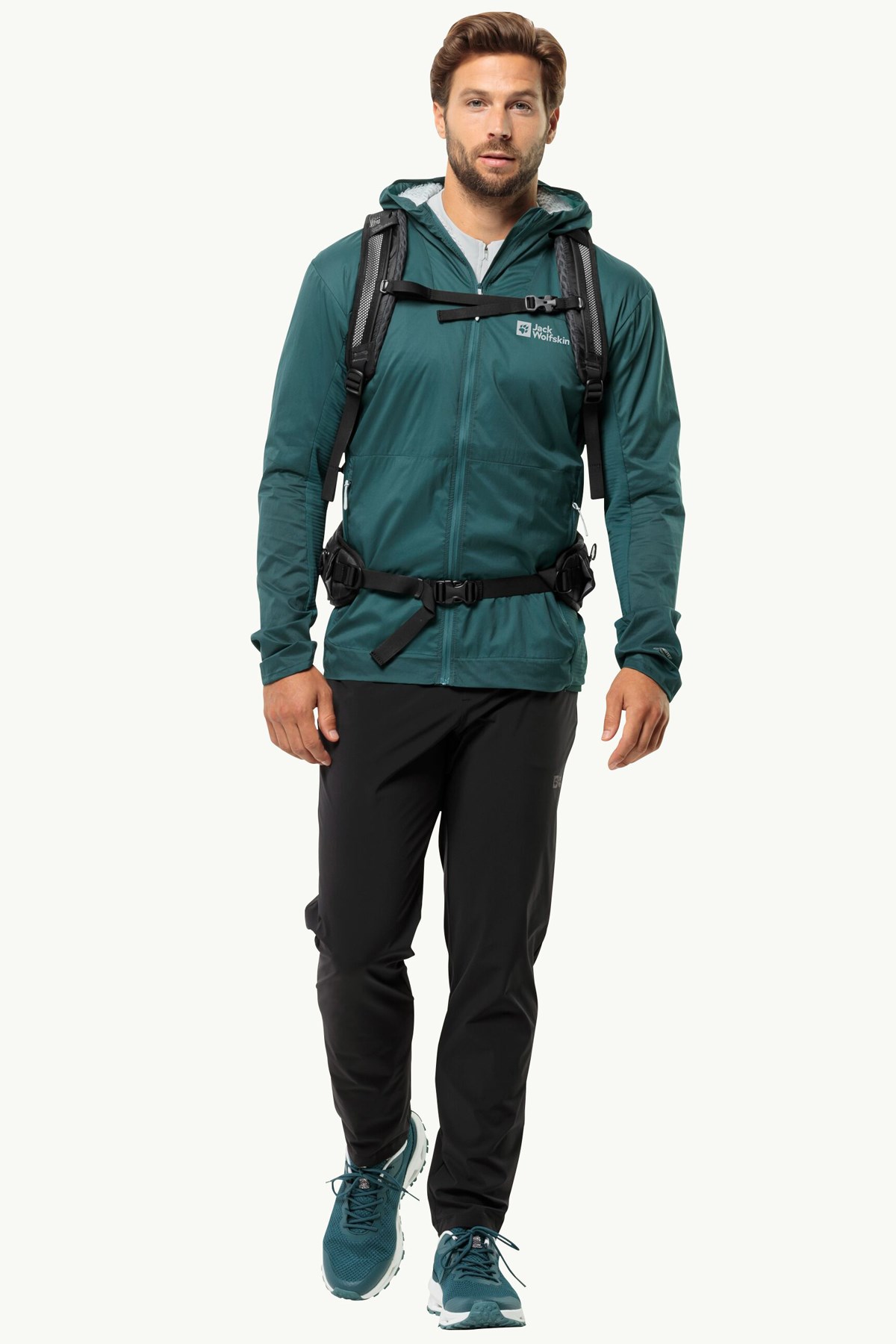 Jack Wolfskin Prelight Chill Erkek Outdoor Pantolon 1508971-6000 Siyah
