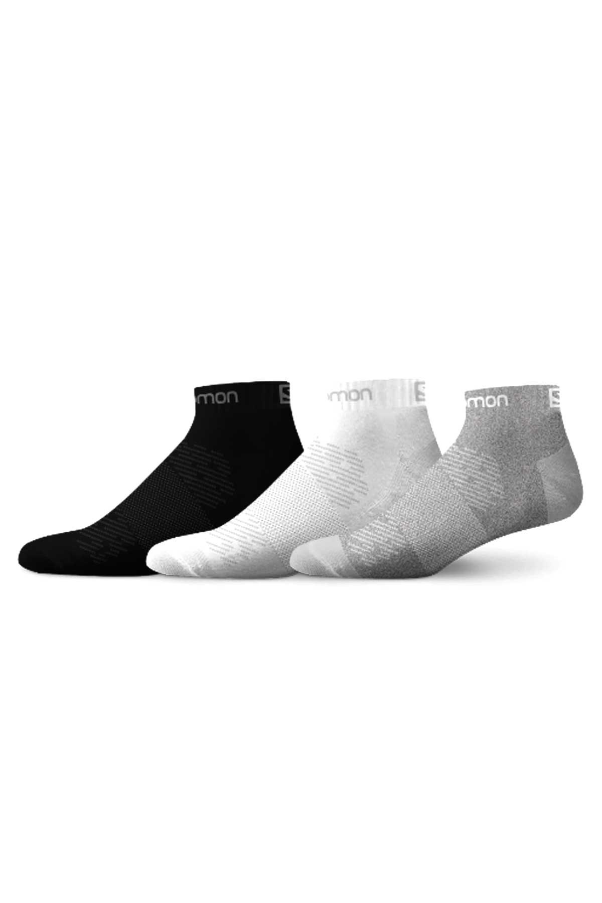 Salomon Life Low Unisex 3'lü Çorap 160241451 Siyah