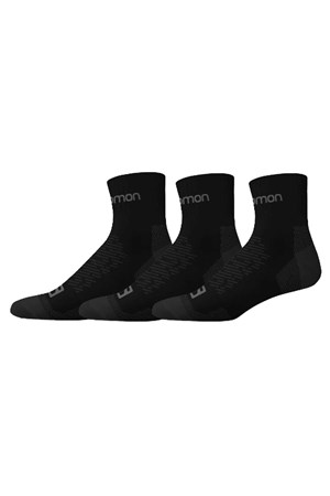 Salomon Active Unisex 3'lü Çorap 160251404 Siyah