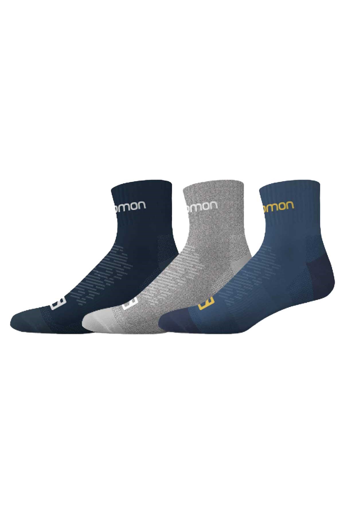 Salomon Active Unisex 3'lü Çorap 160251452 Mavi