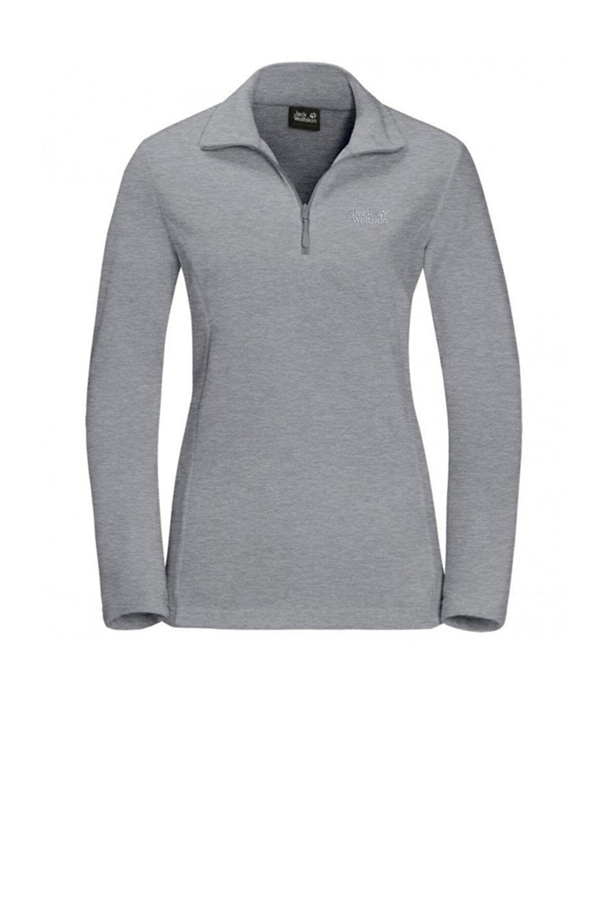 Jack Wolfskin Gecko Kadın Polar Sweatshirt 1703771 Gri