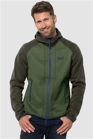Jack Wolfskin Hydro Hooded Erkek Outdoor Polar Ceket 1707701