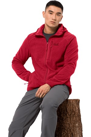 Jack Wolfskin Skywind Hooded Erkek Outdoor Polar Ceket 1707961-2102