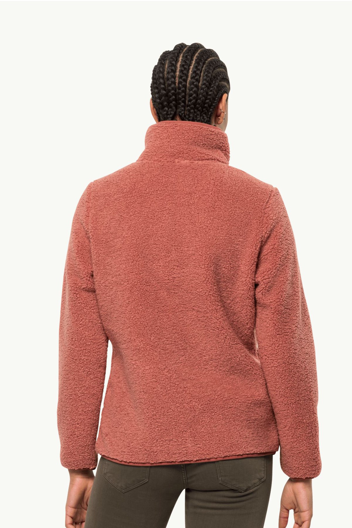 Jack Wolfskin High Cloud Kadın Polar Ceket 1708731-3067 Kırmızı